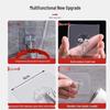 Strong Adhesive Transparent Wall Hook, Drill-Free, Suction Cup Mount for Kitchen Use