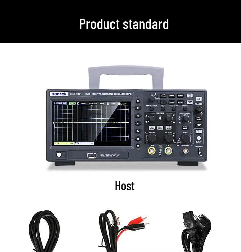 Hantek Dual-Channel Desktop Oscilloscope (Models: DSO2C10, DSO2C15, DSO2D10, DSO2D15)