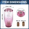 INFINAUTO Car Shift Knobs 10cm Universal Automatic and Manual Car Gear Shift Knob with