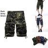 Durable And Comfortable Men's Tactical Military Army Camouflage Cargo Shorts With Multiple Pockets