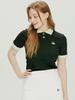 Twenis Hall Waffle Collar T-Shirt Women [Black]