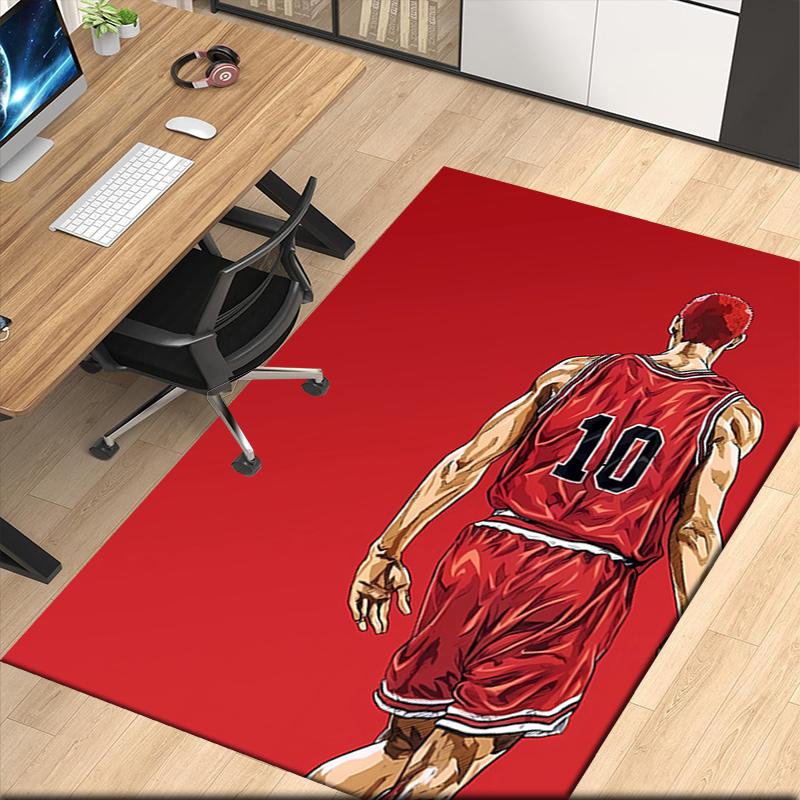 Slam Dunk Printed Carpet, for Office Chair Living Room Bedroom Kitchen Room Decor Gifts.