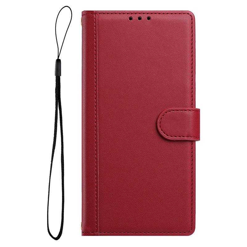 Flip Cover Mobile Phone Case Is Suitable for Apple 17E Samsung Iphone Mobile Phone Leather Case Card Magnetic Splicing Leather Protection