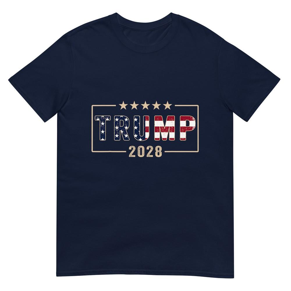 Trump 2028 Shirt Vote Donald Trump Flag 2028 TShirt S