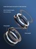 Double Head Magnetic Car Phone Mount - Dual-Sided Metal Stand for Streaming & Navigation