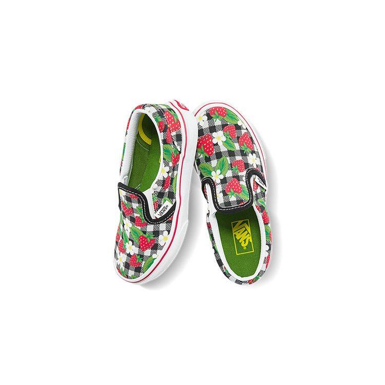 Vans Low top Kids' Skateboarding Shoes Black White Children Aged 3 7 Years Old VN0A7Q5GARU