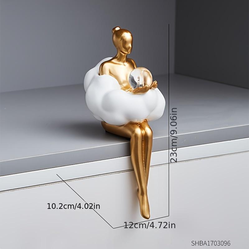 

Облако Девушка Скульптура Абстрактное Искусство Фигура Статуя Современное Украшение Стола Домашний Роскошный Декор Комнаты Эстетический Дизайн Статуэтка Ремесла