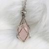 Metal Chain Crystal Cage Necklace Stone Storage Rhinestone Holder Necklace  Gifts