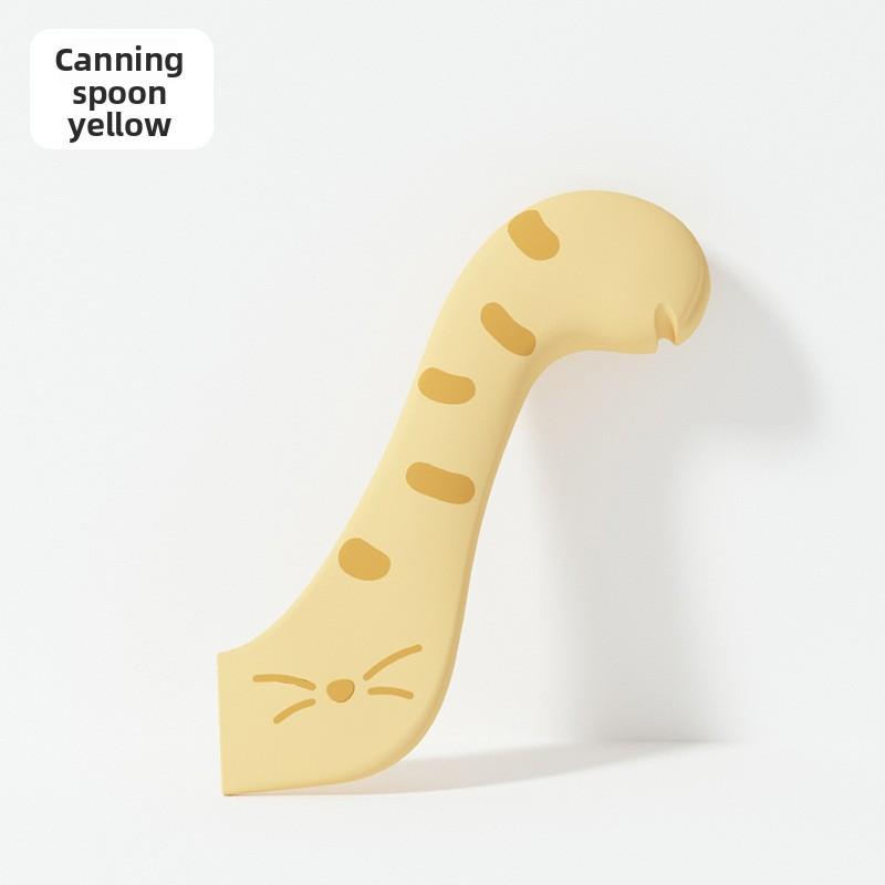 Pet Cat Can Spoon, Multi-functional Can Opener for Cats, Pet Wet Feeding Spoon, Can Opener for Cats