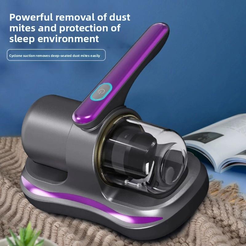 Aspiradora de mano inalámbrica para eliminar ácaros, limpiador portátil para cama y hogar