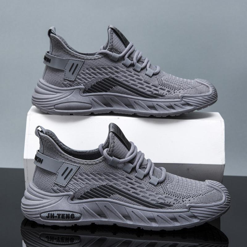 Large Size Sports Shoes Autumn New Breathable Thin Mesh Casual Running Lightweight Trendy Shoes