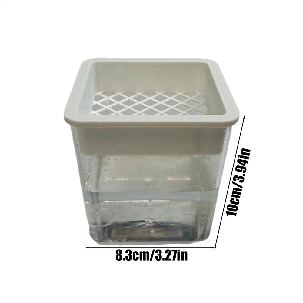 Гидропонный Цветочный Горшок Автоматический Влагопоглощающий Цветочный Горшок Прозрачный Двухслойный Пластиковый Самополивающийся Горшок Ленивый Цветочный Горшок