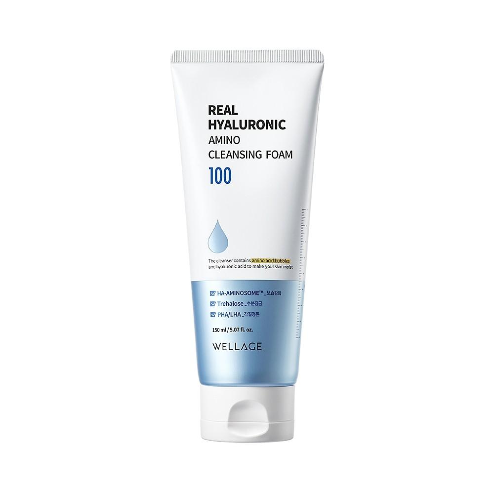WELLAGE Real Hyaluronic Amino Cleansing Foam 150ml