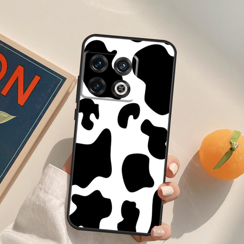 Spotted Cow Skin Print Case For OnePlus 13R 12R 10R 13T 10T 11 12 13 15 OnePlus Nord 5 CE 2 3 4 Lite N20 N30 Cover
