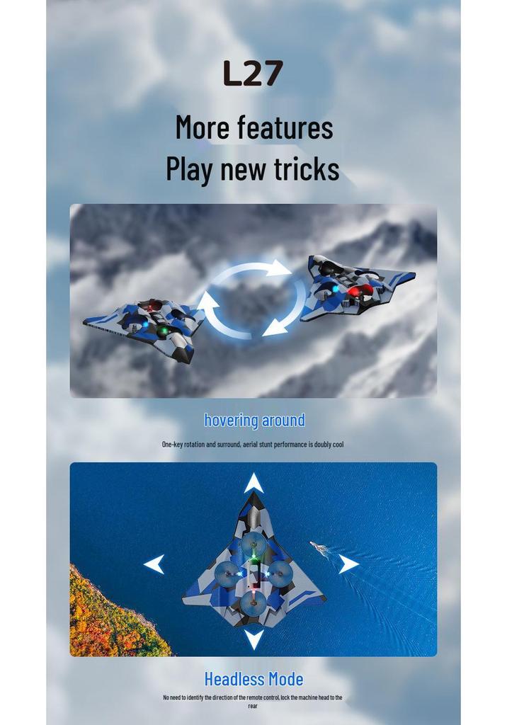 6th Gen Remote Control Foam Fighter Bomber Airplane Toy
