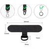 Universal Phone Lanyard Patch Pad Without Adhesive Cell Phone Strap Connector with Metal Ring for Apple IPhone Samsung Xiaomi