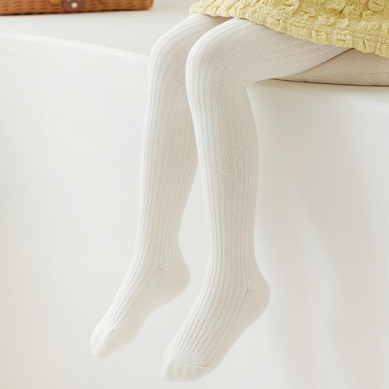Girls' Pantyhose Children's Leggings Solid Color Kids Pantyhose Simple Tights