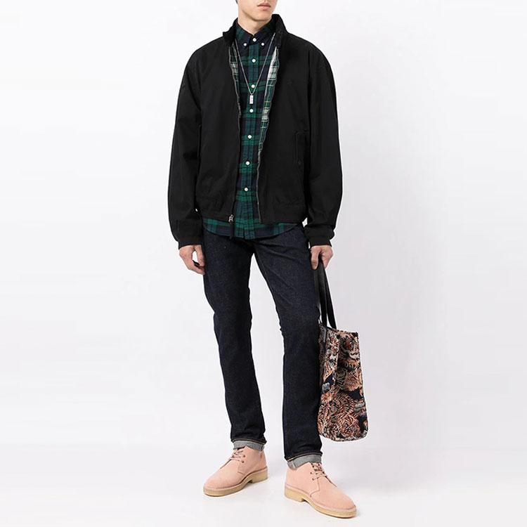 Polo Ralph Lauren Logo Embroidered Plaid Long Sleeve Shirt Men Shirts Green 710853154-004