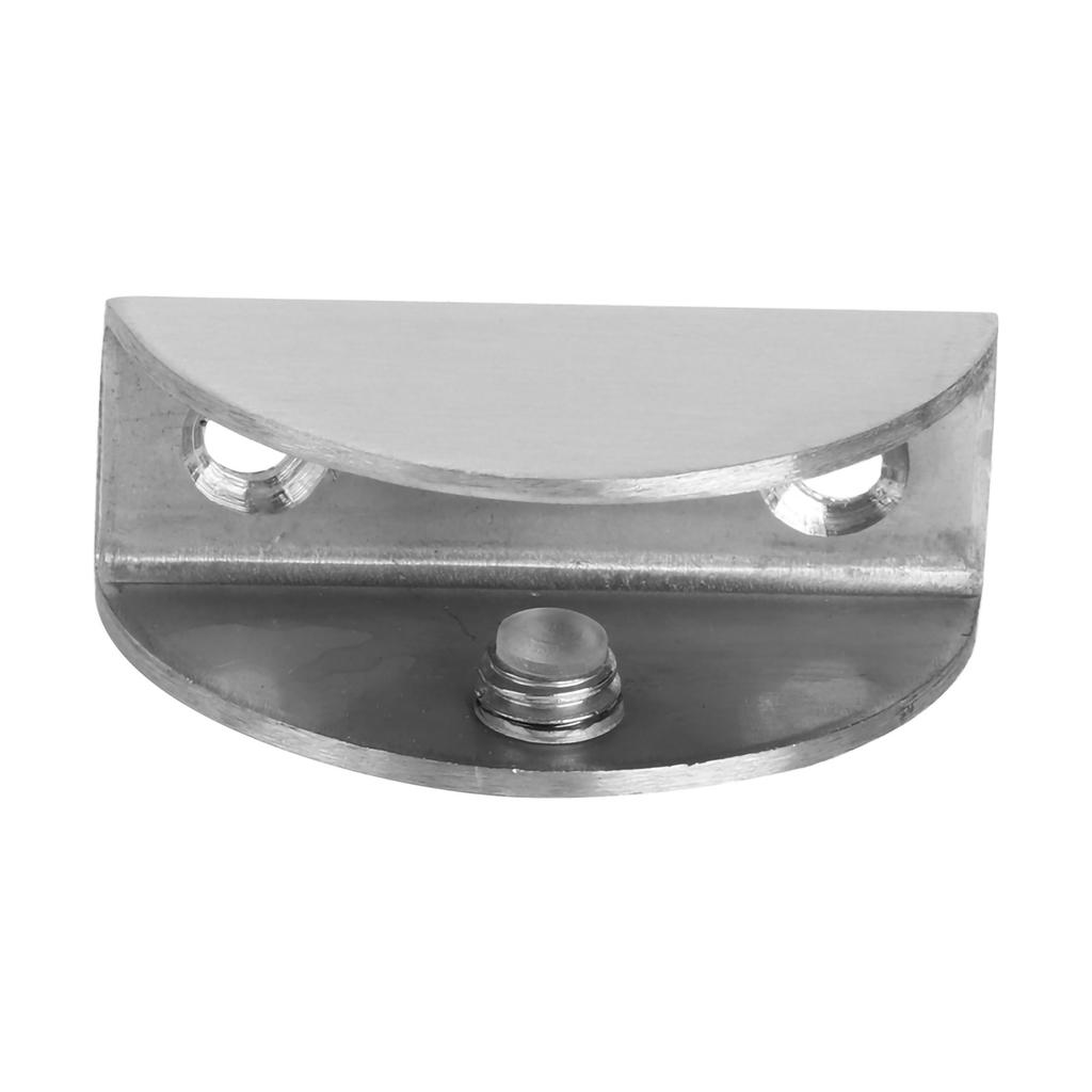 6Pcs Brushed Stainless Steel Glass Clamp Holder Bracket Panel Clip Fixing Tool for Home Use