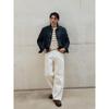 Project (Ww6) Slub Texture Denim Pants White