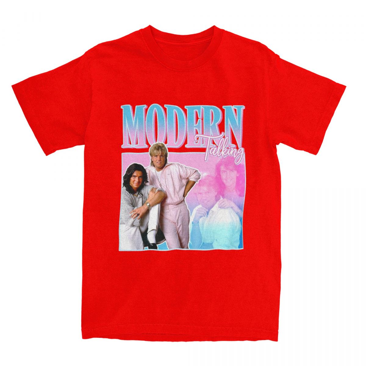 Novelty Modern Talking TShirts Unisex Womens Cotton Tee Shirt Printed Clothing S