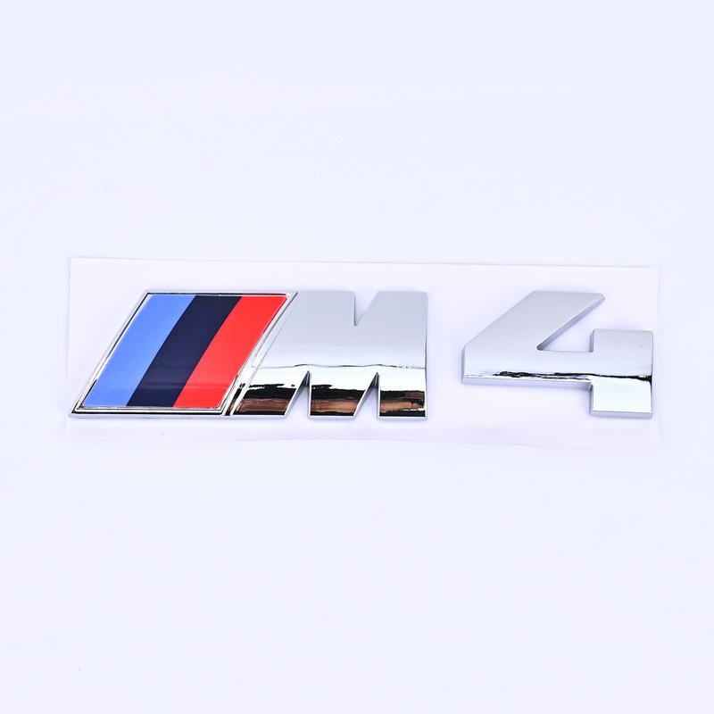 Black Rear Tail Logo Sticker for BMW M1-M6 Models