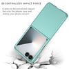 Plain Anti-Knock Phone Case for Samsung Galaxy Z Flip7 FE Flip6 Flip 6 7 5G Flip5 Flip4 Flip3 Flip 4 3 5 Anti-Fingerprint Cover