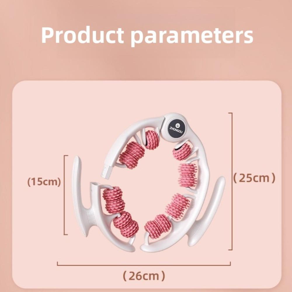 Ring-Beinclip-Rollenmassagegerät, Beinmassagegerät, Yoga-Fitnesshilfe, Bein-Schönheitsartefakt, 3 abnehmbare Teile
