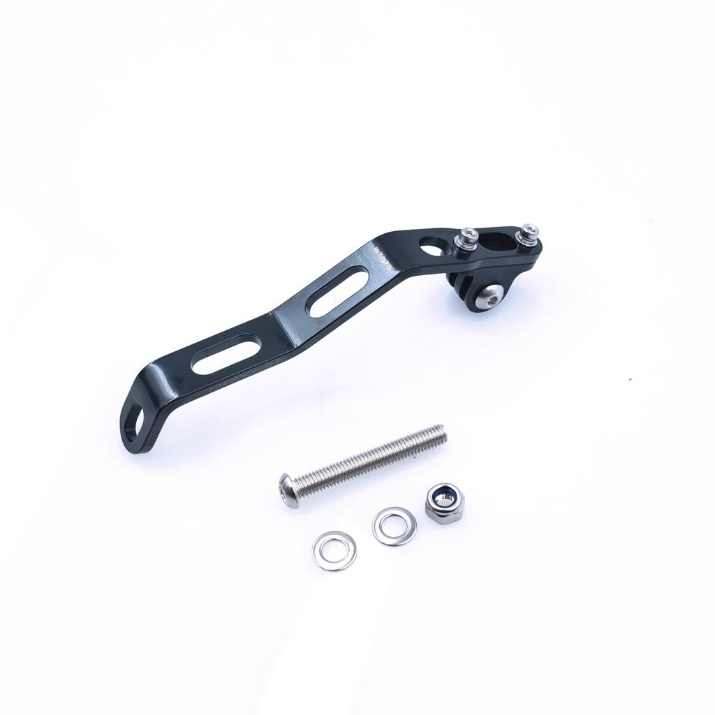 Folding Bicycle Stainless Steel Lifting Light Stand For DAHON FOR Brompton GOPRO Camera Fixed Bracket чёрный