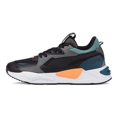 Rs-Z Core Mesh Fabric Sports Comfort Low-Top Lifestyle Casual Shoes Unisex Sneaker Black Blue 383590-02