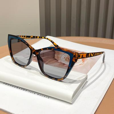 Nuova Montatura Occhiali da Donna Personalità Tartarugata Moda Occhiali da Sole Moda Occhiali da Sole Cat Eye Tendenze Lenti UV400