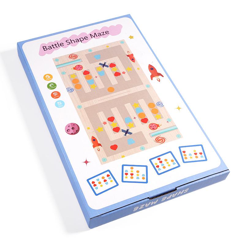 Multicolor Magnetic Logic & Shape Training Board Game for Kids