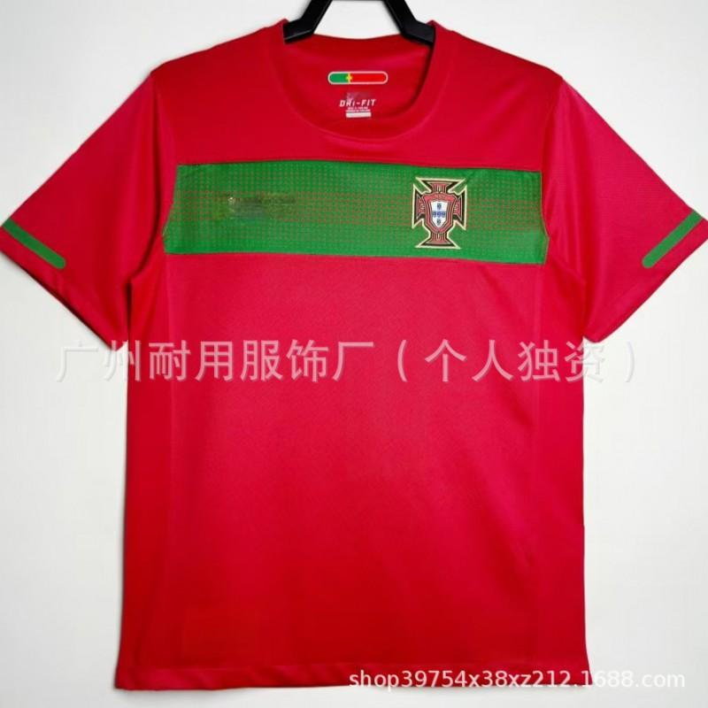 Retro Portugal Jerseys Commemorative Version No. 7 17 C Ronaldo Football Uniform Classic
