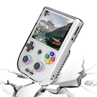 For ANBERNIC RG406V Game Console Protective Cover Hollowed TPU Console Protect Sleeve TPU Protective Shell Case Game Accessories