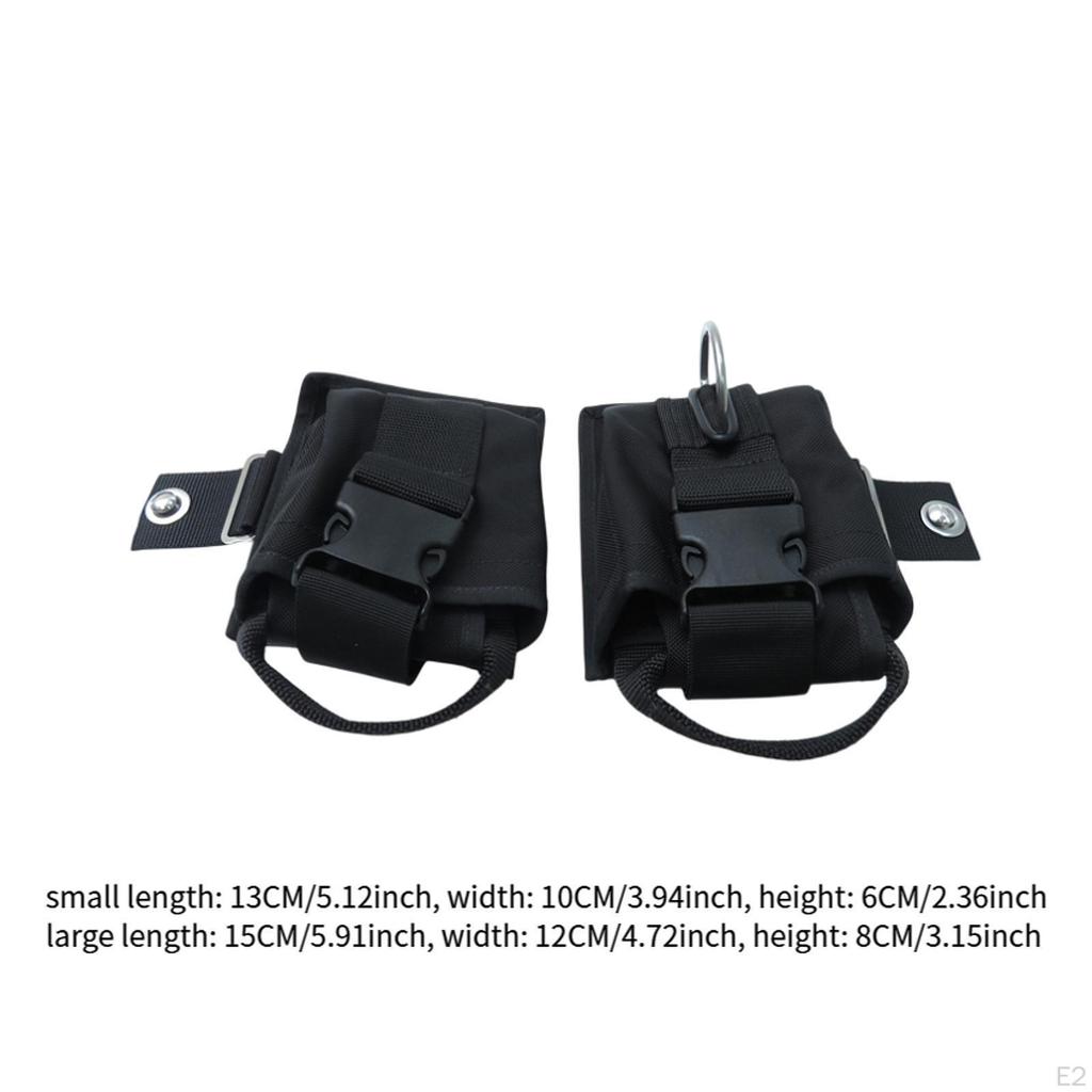 Weight Belt Pockets Pouches for Diving Scubas Counterweight Practical Quick Release Carriers
