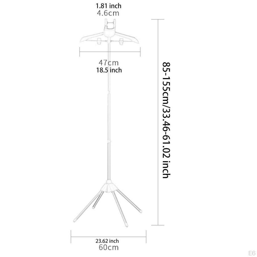 Clothes Hanger for Steamers, Portable, Foldable, -held Ironing Stand