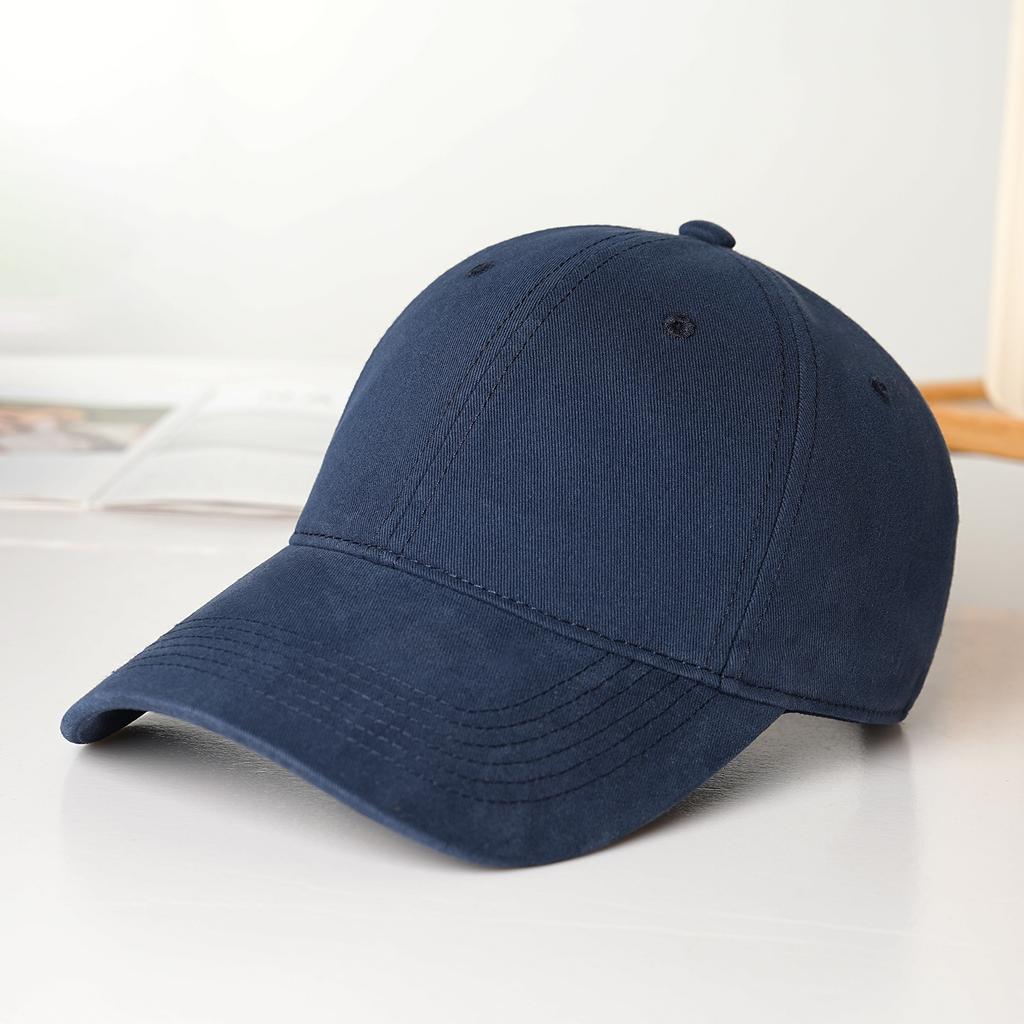 Wide large brim cap female face small casual sunshade soft top baseball hat custom small order