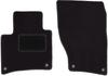 Front Mats Black For: Volkswagen Touareg II SUV (2010-)