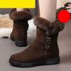 Women's Winter Fashion Warm Snow Boots Plush Thick Soles Comfortable Non Slip Shoes