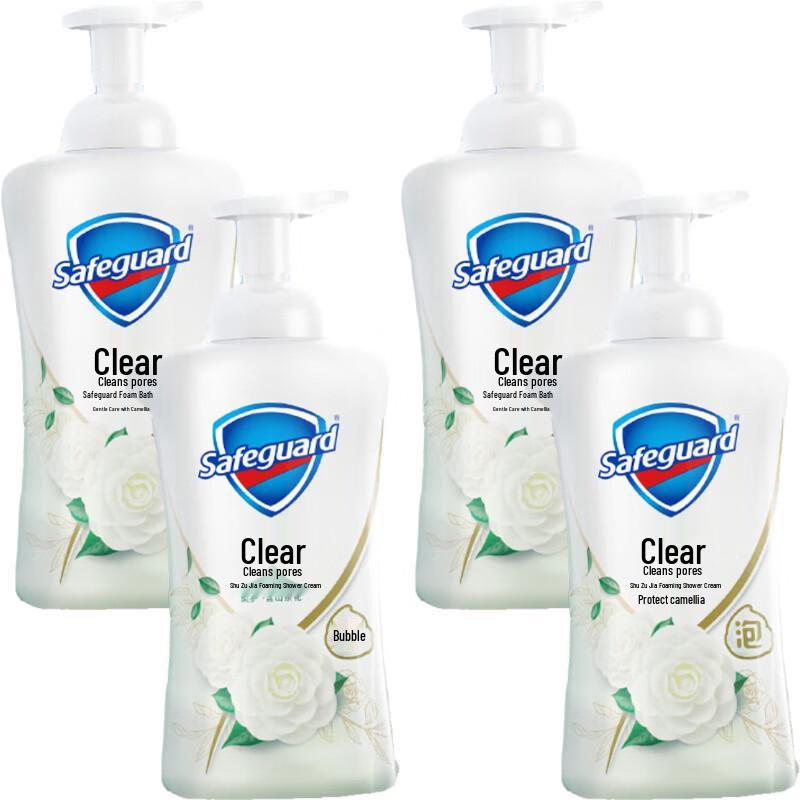 

Safeguard Gentle Camellia Scent Foaming Shower Gel (4 x 700g)
