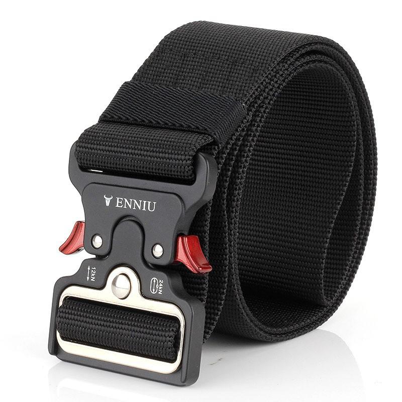 

Widened Version Of Cobra Nylon Belt Multi-functional Training Men s Work Tools Quick-dry Waist Seal 125cm чёрный