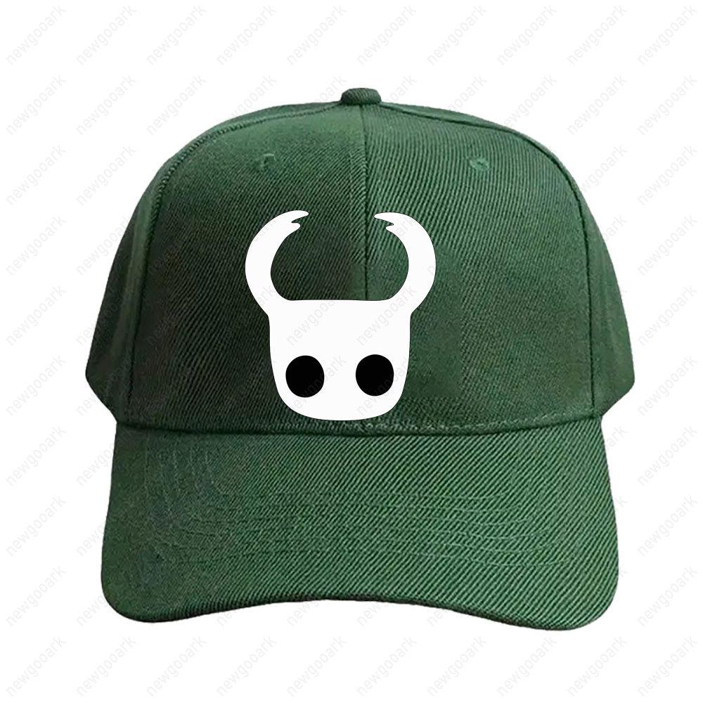 Hollow Knight Mask Face Pattern Cap Women Unisex Adult Peaked Hat Fashion Casual Adjustable Printed Baseball Caps Trucker Cap