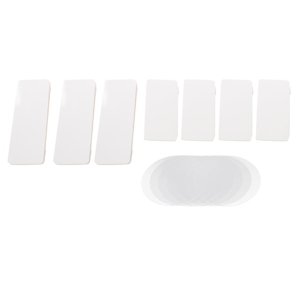 Round Cylinder Wedding Flower Stands, 7-Piece Set with 1.5cm Thick PVC Panels, Foldable Column Display for Centerpieces, Banquet