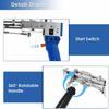 80W Electric Carpet Tufting Guns Hand Guns Carpet Weaving Flocking Machines Cut Pile Weaving Flocking Machines Loop Pile Cut Pile Rug AC 110V-240V