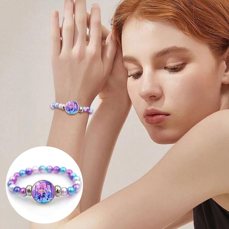 Kpop Demon Hunter Bracelet Necklace K-pop Warrior Costume Accessories Hot Anime Hunter Fan Lover Gifts Jewelry Accessories
