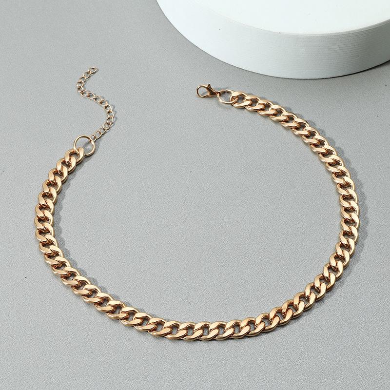 

Necklace - men s hip hop punk style necklace - korean style - men s fashion trendy chunky chain