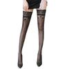 Thigh High Stockings with Antiskid Silicone Lace Top Silk Stays Up Pantyhose Women Over The Knee Socks Cosplays Costume