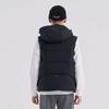 SAUCONY Gilet sportivo da corsa imbottito con cappuccio da uomo monocolore nero SC2220078-3