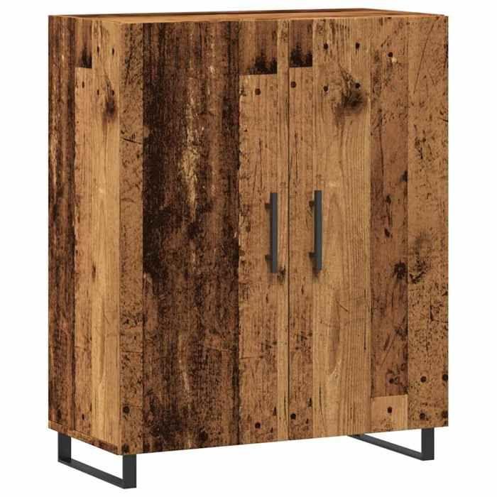 VidaXL Buffet vieux bois 69,5x34x90 cm bois d'ingénierie 857181