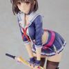 Anime Saekano How To Raise a Boring Girlfriend Figure Racing Girl Megumi Kato Take Umbrella Action Figure Sexy Girls Model